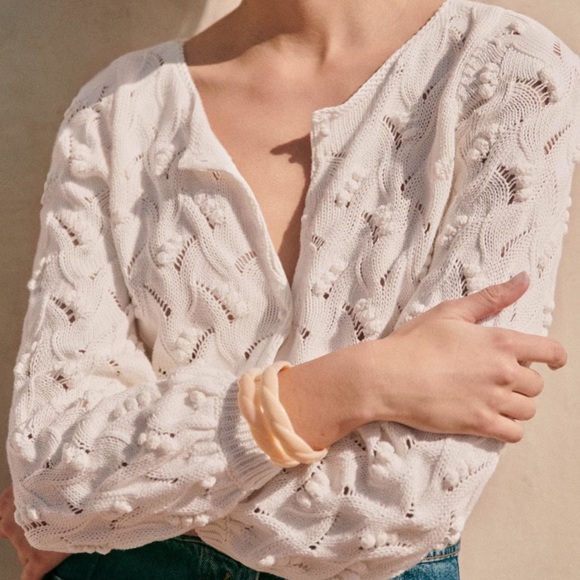 Sezane Sweaters - Sézane Organic Cotton Cardigan